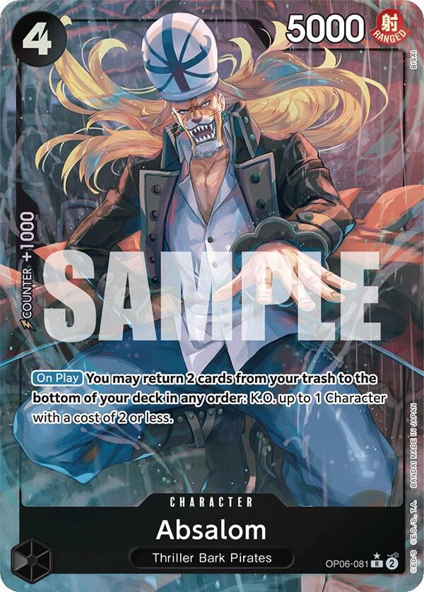 Wings of the Captain - OP06-081 - Absalom (Alternate Art) - R