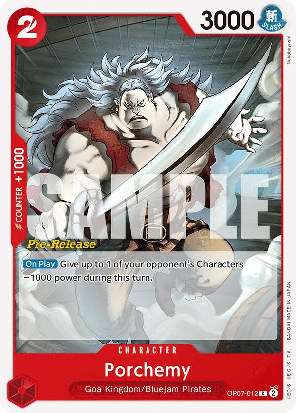 500 Years in the Future Pre-Release Cards - OP07-012 - Porchemy - C