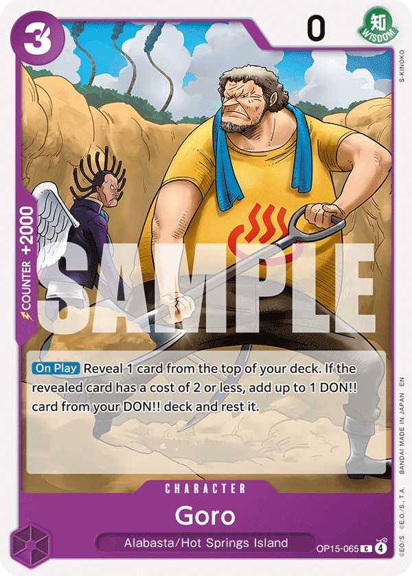 Adventure on Kami's Island - OP15-065 - Goro - C
