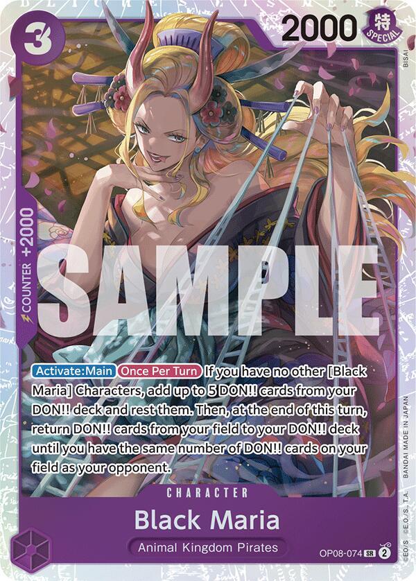Two Legends - OP08-074 - Black Maria - SR - Foil