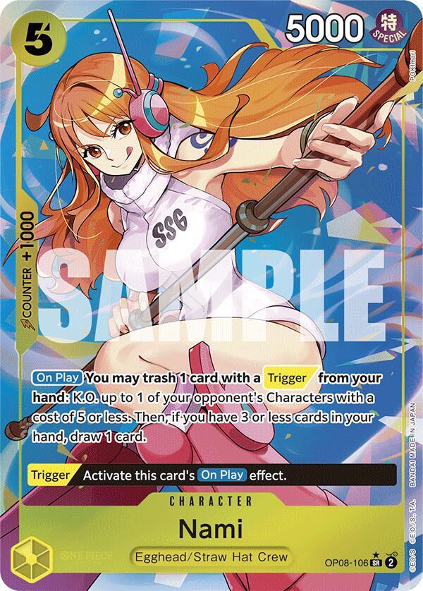 Two Legends - OP08-106 - Nami (Parallel) - SR