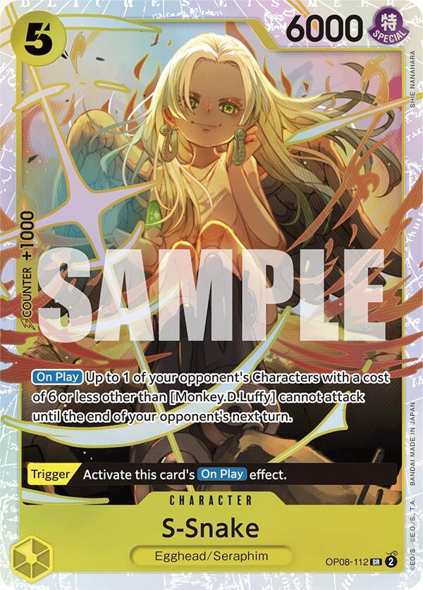 Two Legends - OP08-112 - S-Snake - SR - Foil