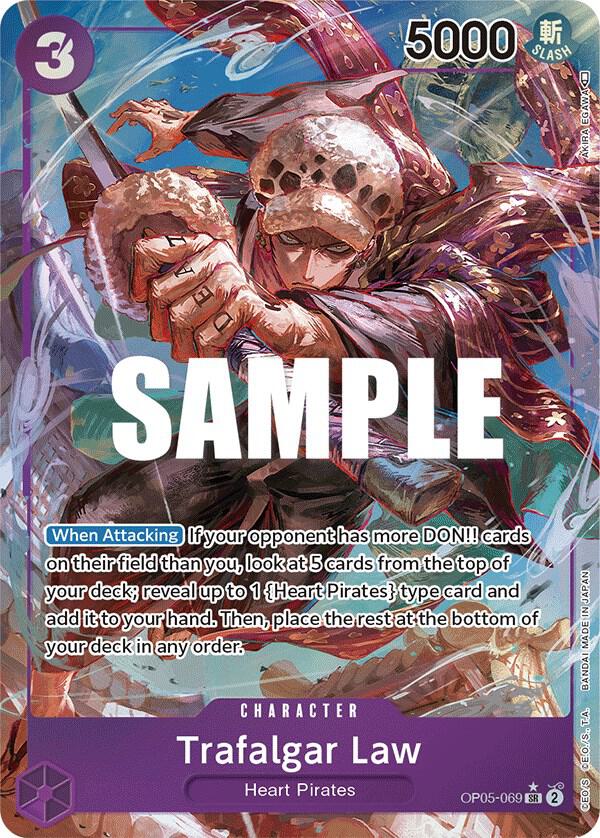 Awakening of the New Era - OP05-069 - Trafalgar Law (Alternate Art) (069) - SR