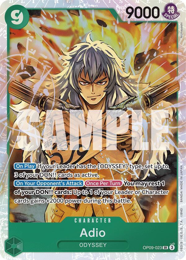 Emperors in the New World - OP09-023 - Adio - SR - Foil