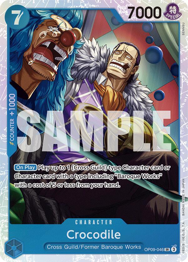 Emperors in the New World - OP09-046 - Crocodile (046) - SR - Foil