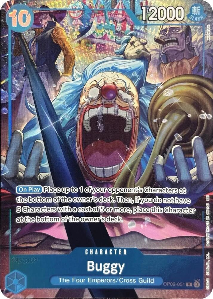One Piece Promotion Cards - OP09-051 - Buggy (051) (English Version 2nd Anniversary Set) - R