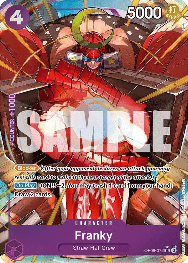 Emperors in the New World - OP09-072 - Franky (Parallel) - SR