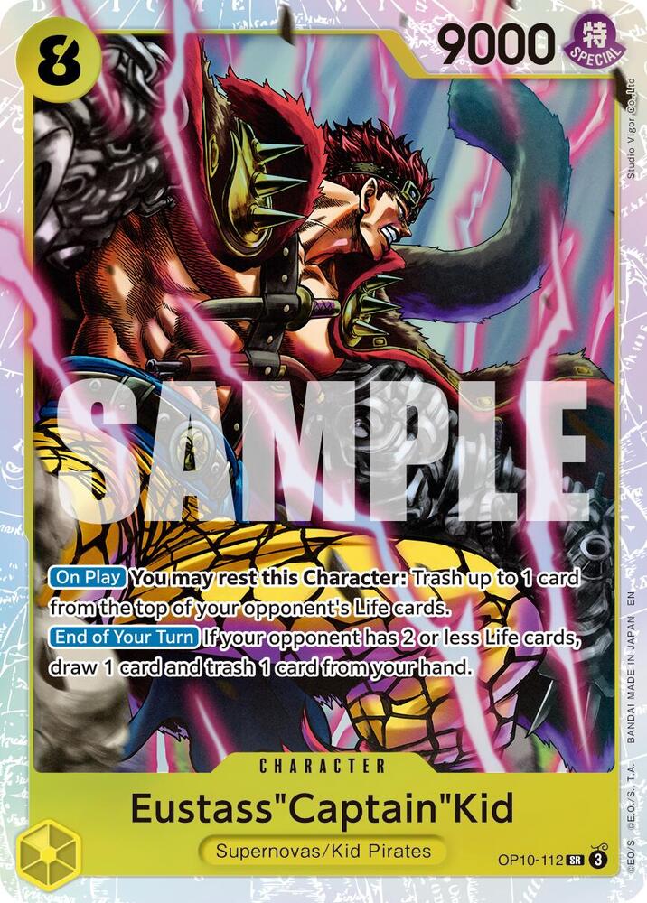 Premium Booster -The Best- Vol. 2 - OP10-112 - Eustass"Captain"Kid (Reprint) - SR