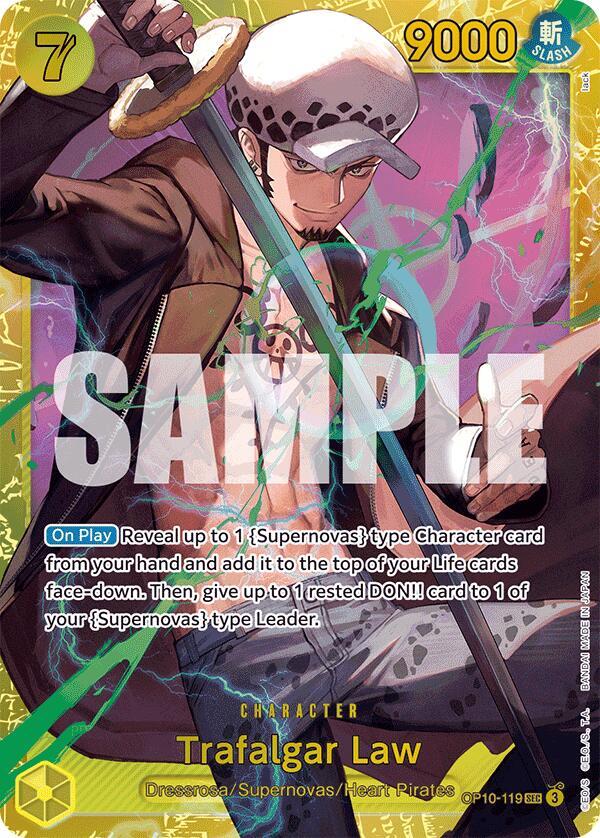 Royal Blood - OP10-119 - Trafalgar Law (119) - SEC - Foil