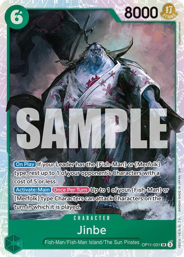 A Fist of Divine Speed - OP11-031 - Jinbe (031) - SR - Foil