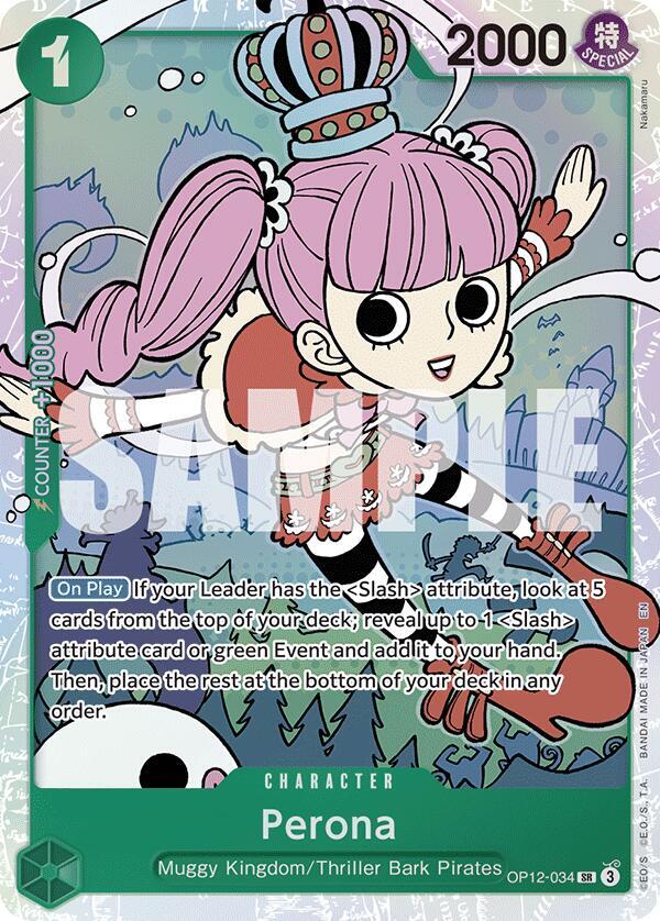 Legacy of the Master - OP12-034 - Perona - SR - Foil