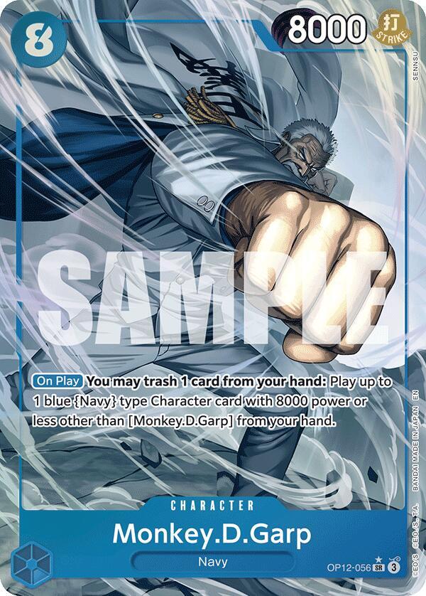 Legacy of the Master - OP12-056 - Monkey.D.Garp (Alternate Art) - SR