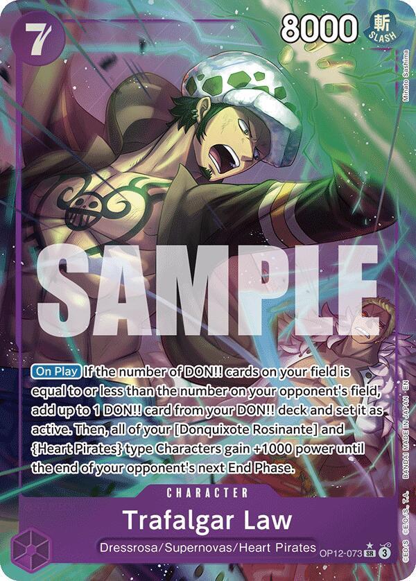Legacy of the Master - OP12-073 - Trafalgar Law (073) (Alternate Art) - SR