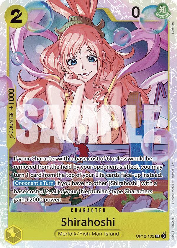 Legacy of the Master - OP12-102 - Shirahoshi - SR - Foil