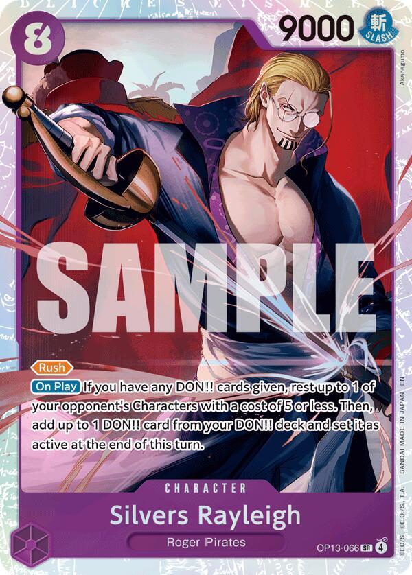 Carrying On His Will - OP13-066 - Silvers Rayleigh - SR - Foil