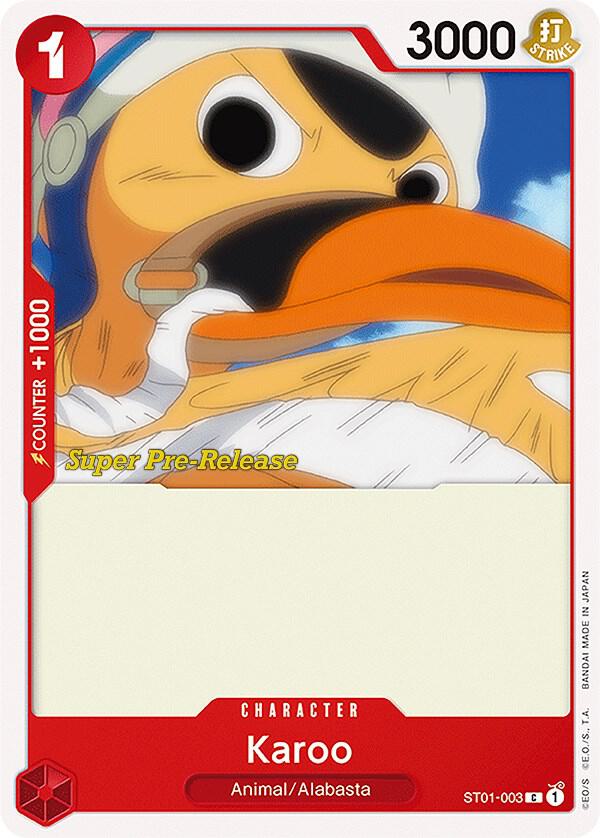 Super Pre-Release Starter Deck 1: Straw Hat Crew - ST01-003 - Karoo - C