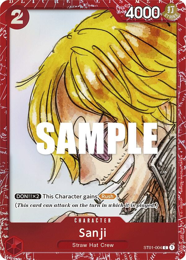 One Piece Promotion Cards - ST01-004 - Sanji (Premium Card Collection -ONE PIECE FILM RED Edition-) - C