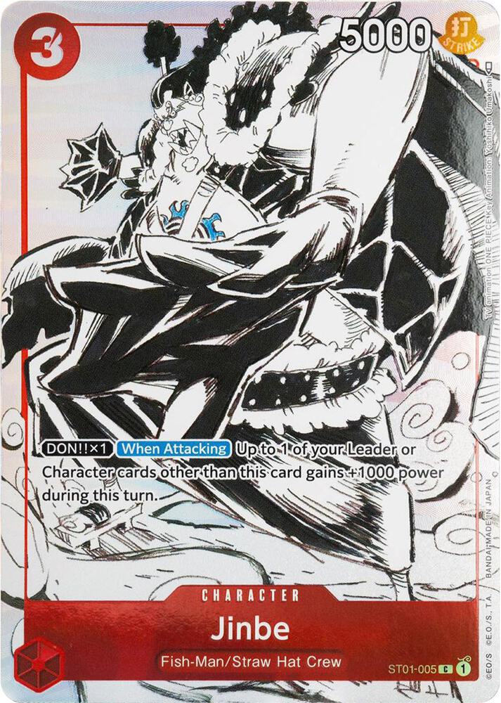 One Piece Promotion Cards - ST01-005 - Jinbe (Gift Collection 2023) - C