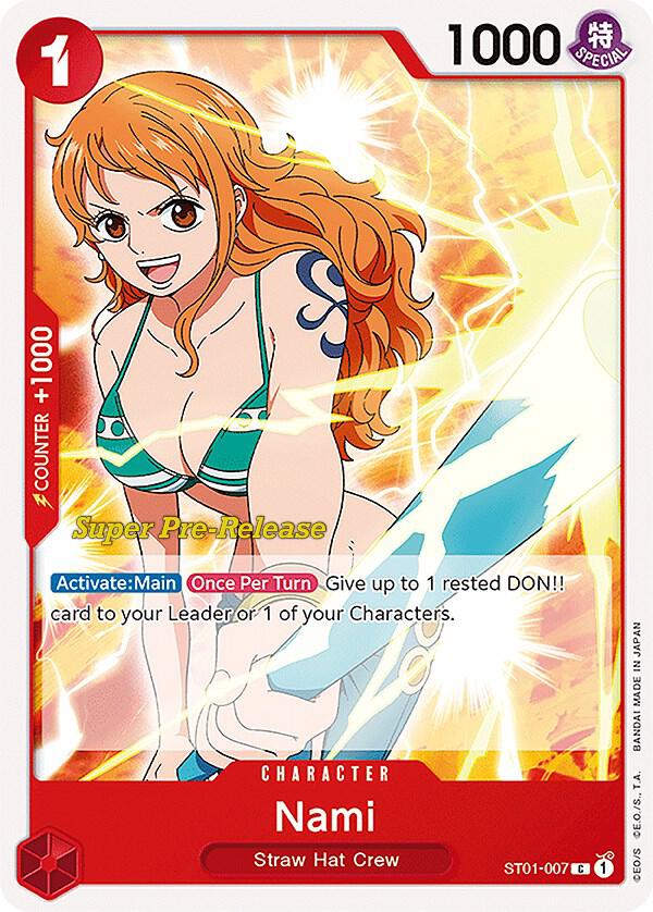 Super Pre-Release Starter Deck 1: Straw Hat Crew - ST01-007 - Nami - C