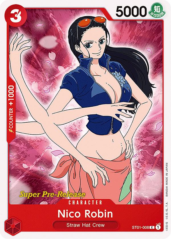 Super Pre-Release Starter Deck 1: Straw Hat Crew - ST01-008 - Nico Robin - C