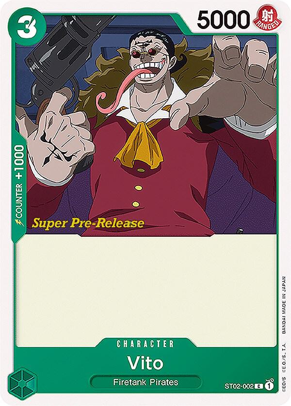 Super Pre-Release Starter Deck 2: Worst Generation - ST02-002 - Vito - C