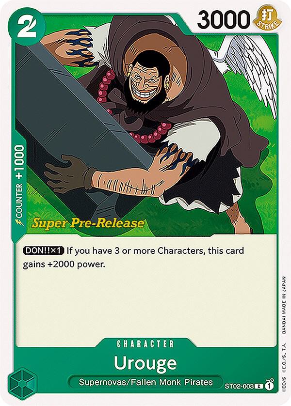 Super Pre-Release Starter Deck 2: Worst Generation - ST02-003 - Urouge - C