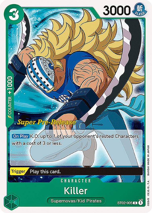 Super Pre-Release Starter Deck 2: Worst Generation - ST02-005 - Killer - C