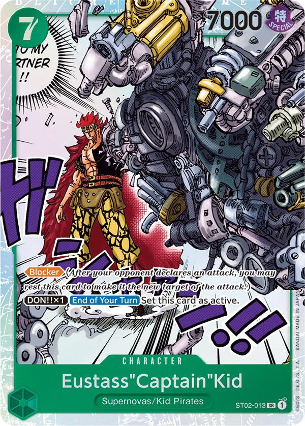 Starter Deck 2: Worst Generation - ST02-013 - Eustass"Captain"Kid (013) - SR - Foil