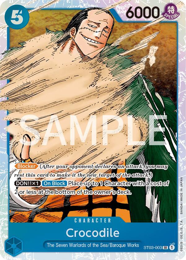 Revision Pack Cards - ST03-003 - Crocodile (003) (Revision Pack) - SR