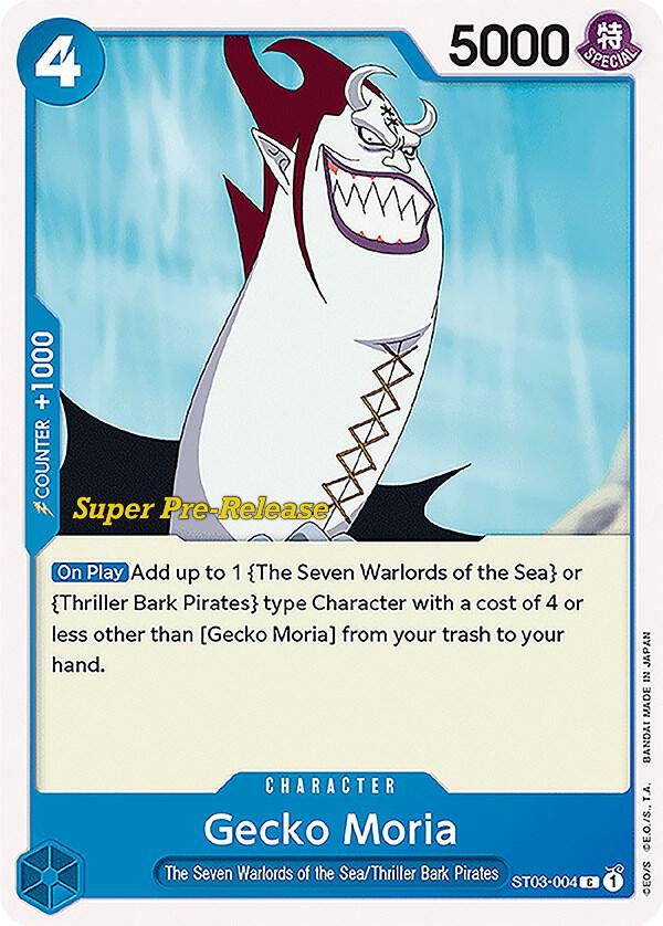 Super Pre-Release Starter Deck 3: The Seven Warlords of the Sea - ST03-004 - Gecko Moria - C
