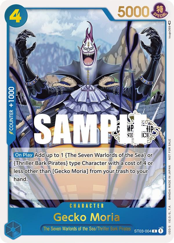 One Piece Promotion Cards - ST03-004 - Gecko Moria (Store Championship 2023 Participation Pack Vol.1) - PR