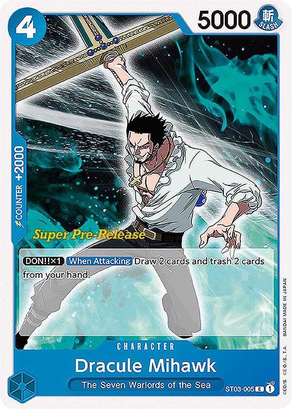 Super Pre-Release Starter Deck 3: The Seven Warlords of the Sea - ST03-005 - Dracule Mihawk - C
