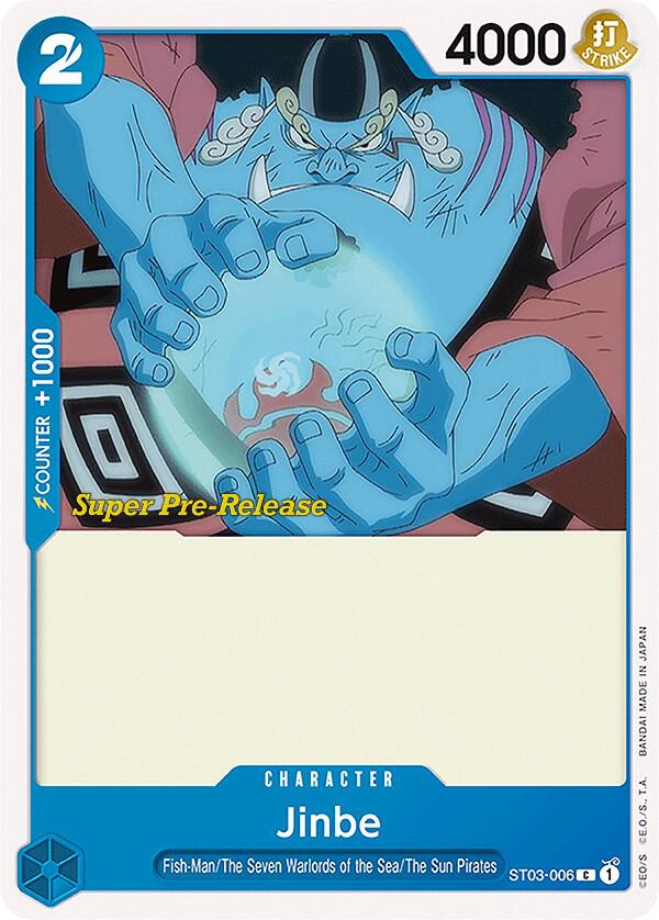Super Pre-Release Starter Deck 3: The Seven Warlords of the Sea - ST03-006 - Jinbe - C
