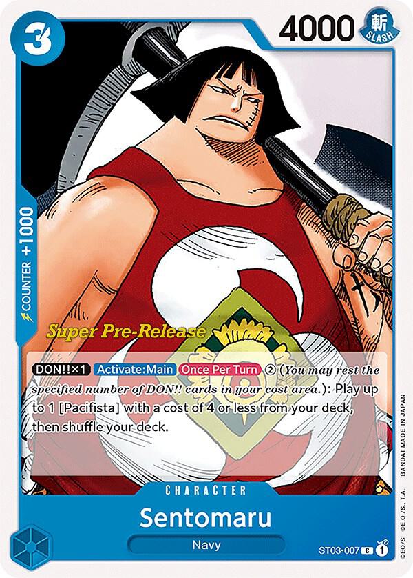 Super Pre-Release Starter Deck 3: The Seven Warlords of the Sea - ST03-007 - Sentomaru - C