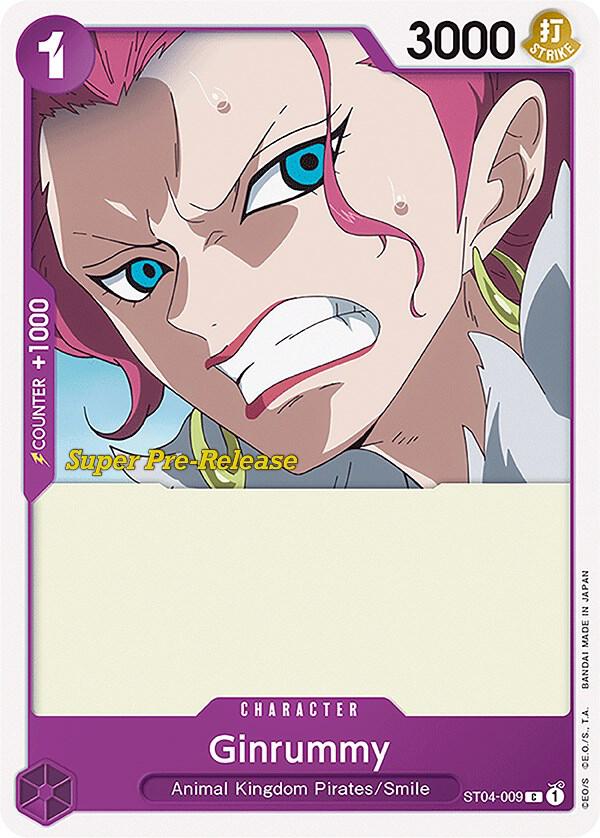 Super Pre-Release Starter Deck 4: Animal Kingdom Pirates - ST04-009 - Ginrummy - C