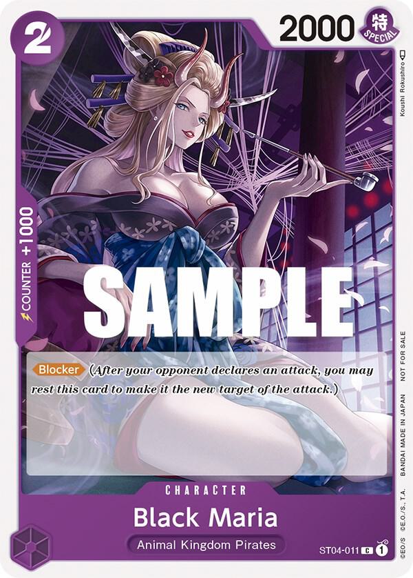 One Piece Promotion Cards - ST04-011 - Black Maria (Tournament Pack Vol. 2) - PR
