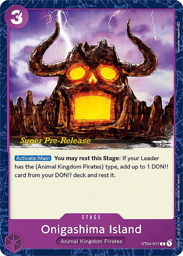 Super Pre-Release Starter Deck 4: Animal Kingdom Pirates - ST04-017 - Onigashima Island - C