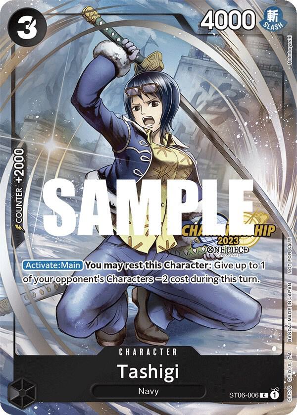 One Piece Promotion Cards - ST06-006 - Tashigi (CS 2023 Celebration Pack) - C