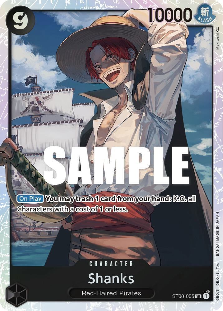 Starter Deck 8: Monkey.D.Luffy - ST08-005 - Shanks - SR - Foil