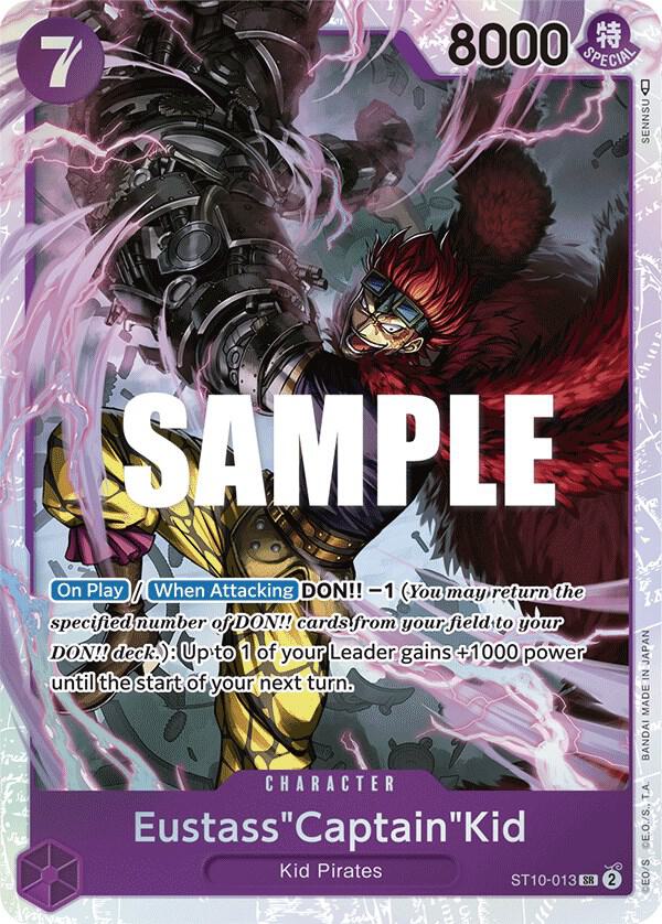 Ultra Deck: The Three Captains - ST10-013 - Eustass"Captain"Kid (013) - SR - Foil