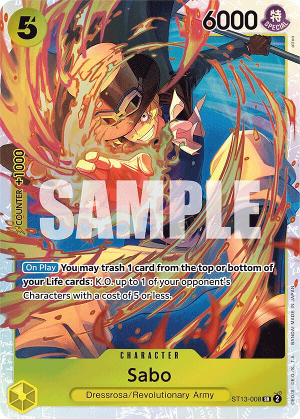 Ultra Deck: The Three Brothers - ST13-008 - Sabo (008) - SR - Foil