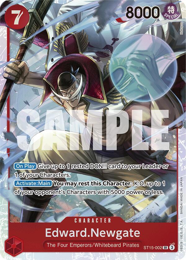 Starter Deck 15: RED Edward.Newgate - ST15-002 - Edward.Newgate (ST15-002) - SR - Foil
