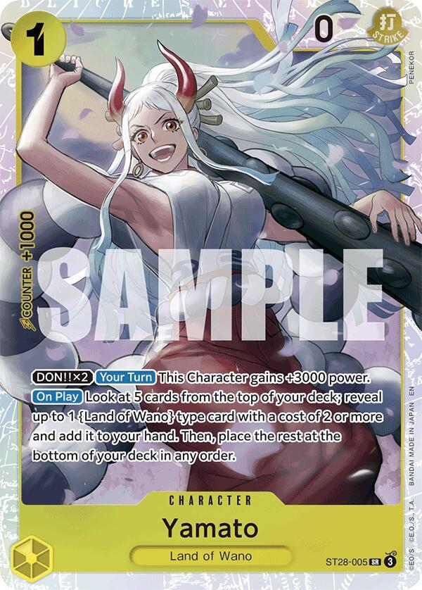 Starter Deck 28: GREEN/YELLOW Yamato - ST28-005 - Yamato - SR - Foil