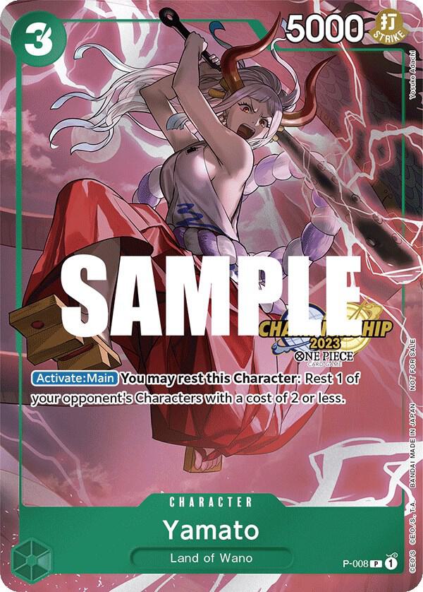 One Piece Promotion Cards - P-008 - Yamato (CS 2023 Celebration Pack) - PR