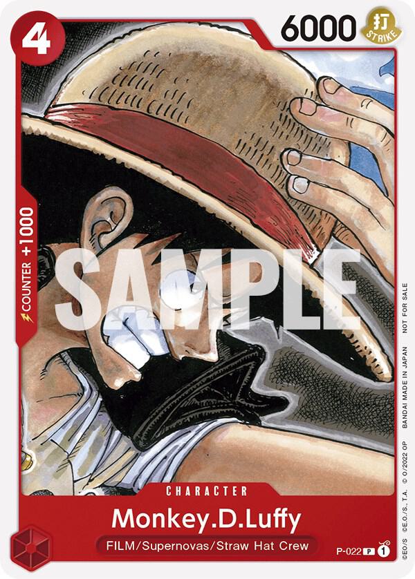 One Piece Promotion Cards - P-022 - Monkey.D.Luffy (One Piece Film Red) - PR