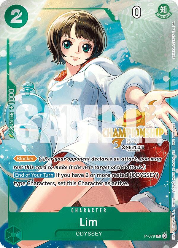 One Piece Promotion Cards - P-079 - Lim (CS 25-26 Event Pack) - PR
