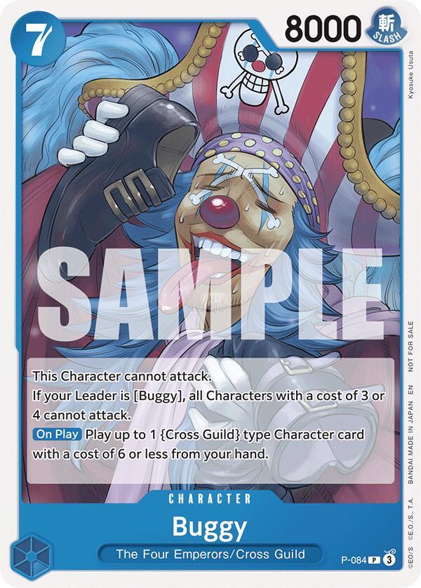 One Piece Promotion Cards - P-084 - Buggy (OP10 Release Event) - PR
