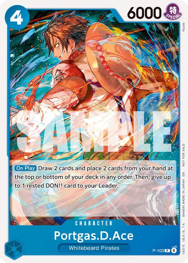 One Piece Promotion Cards - P-103 - Portgas.D.Ace (Store Tournament 2025 Vol. 4) - PR