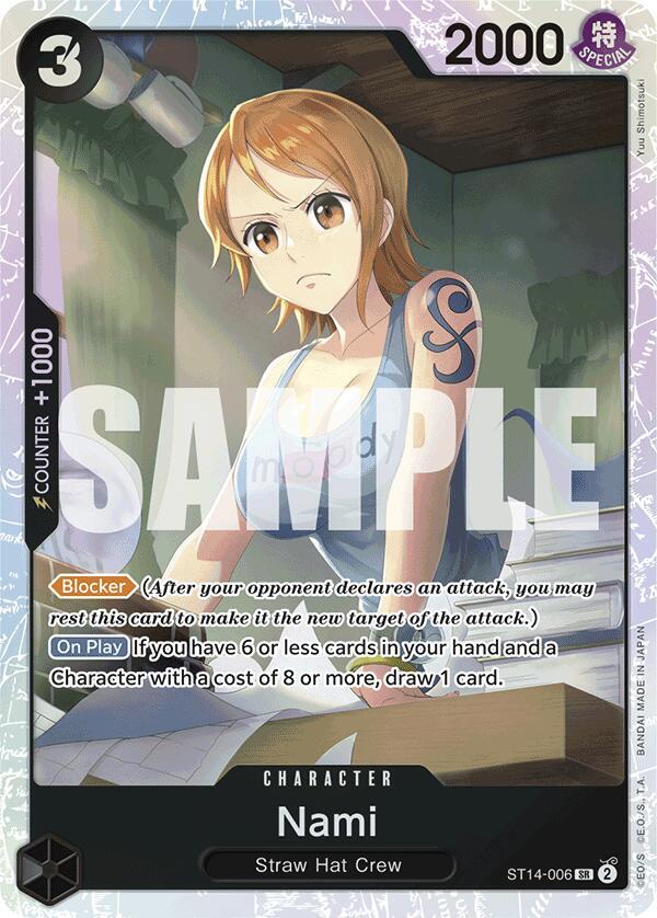 Starter Deck 14: 3D2Y - ST14-006 - Nami - SR - Foil