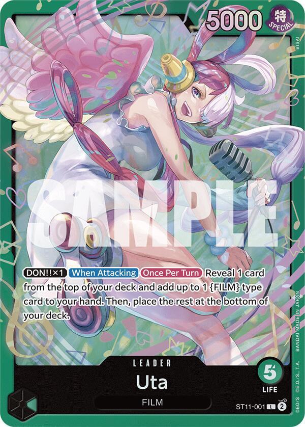 Starter Deck 16: GREEN Uta - ST11-001 - Uta (ST11-001) - L - Foil